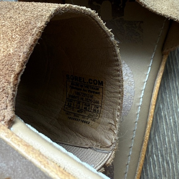 Sorel Ella Tan Slides Minimalist Comfort - Picture 4 of 6